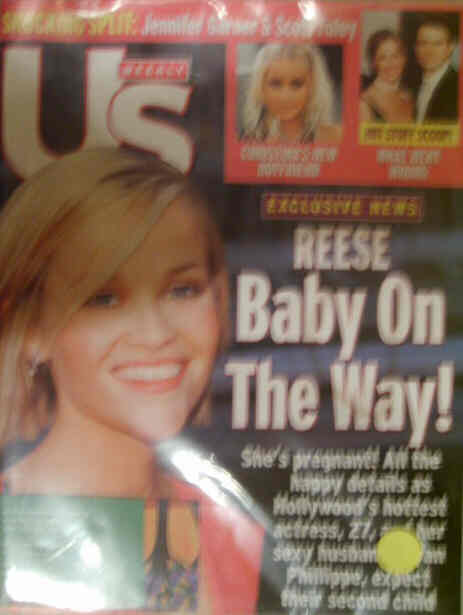 US WEEKLY magazine side cover Issue 426 14 April 2003