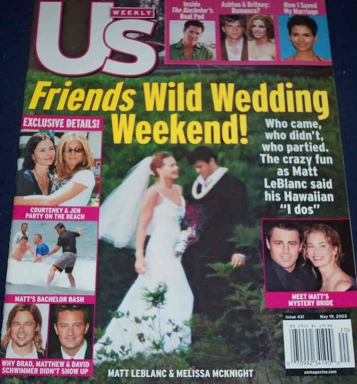US WEEKLY magazine side cover Issue 431 19 May 2003