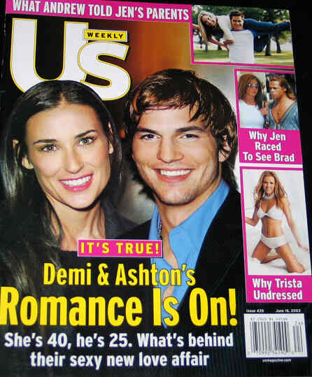 US WEEKLY magazine side cover Issue 435 16 June 2003