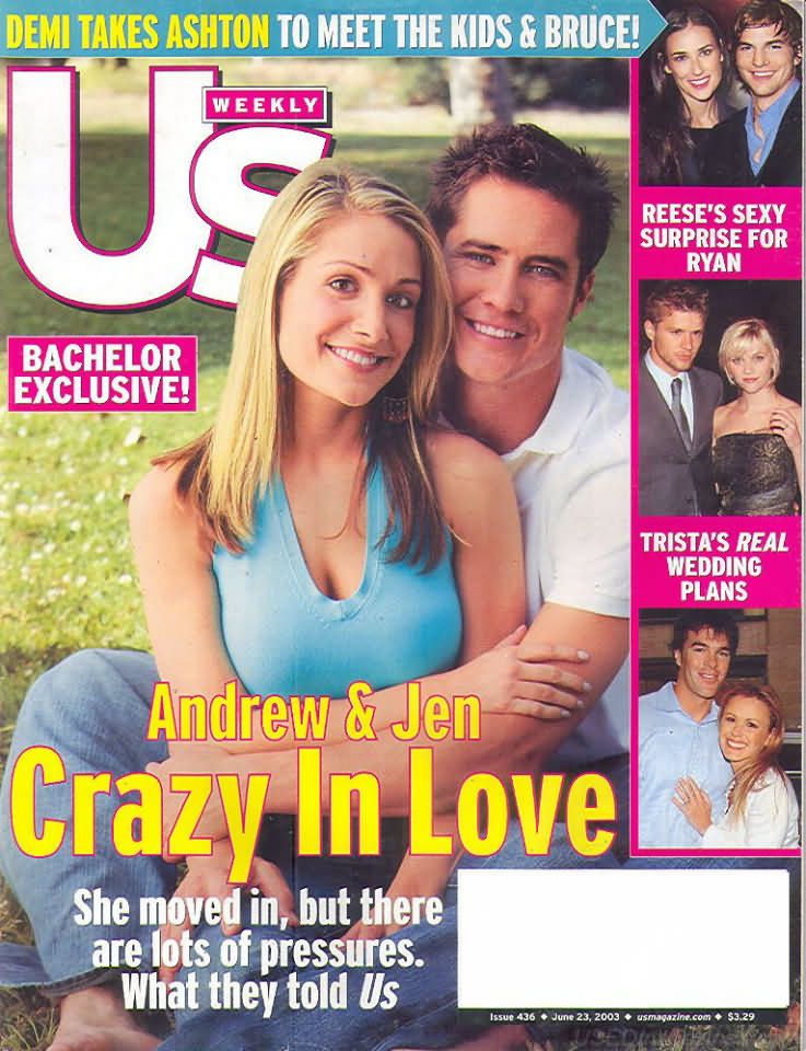 US WEEKLY magazine side cover Issue 436 23 June 2003