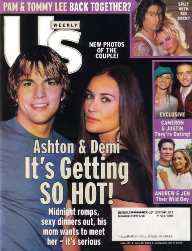 US WEEKLY magazine side cover Issue 437 30 June 2003