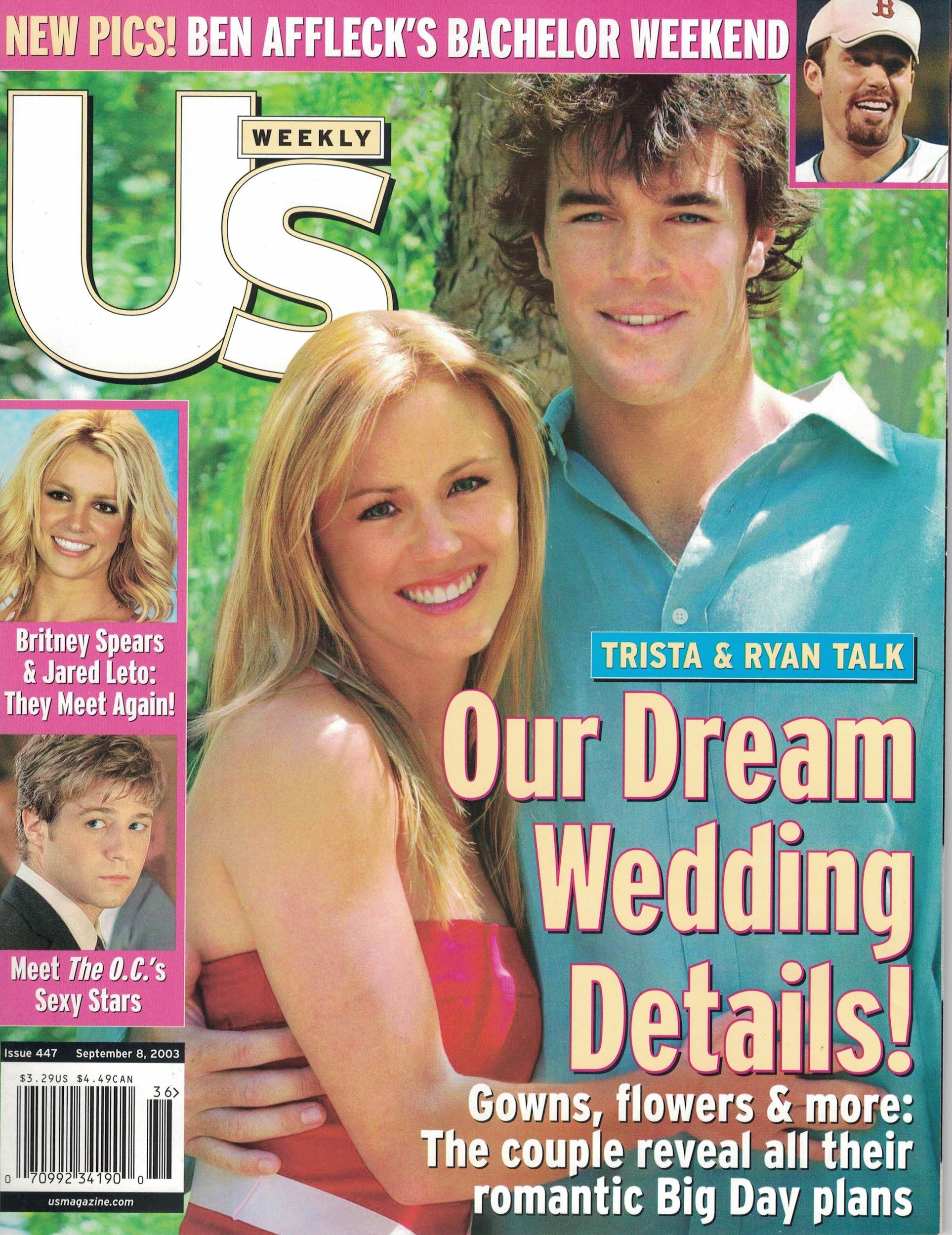 US WEEKLY magazine side cover Issue 447 8 September 2003