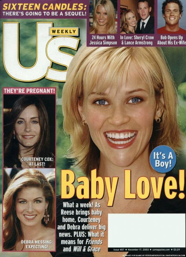 US WEEKLY magazine side cover Issue 457 17 November 2003