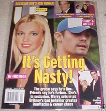 US WEEKLY magazine side cover Issue 467 26 January 2004