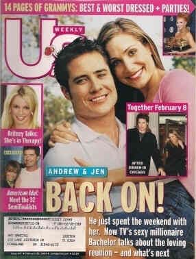 US WEEKLY magazine side cover Issue 471 23 February 2004