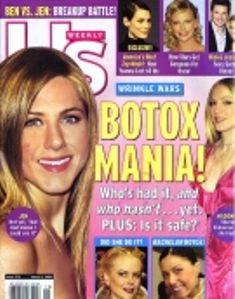 US WEEKLY magazine side cover Issue 473 8 March 2004