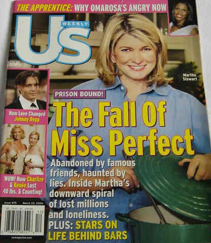 US WEEKLY magazine side cover Issue 475 22 March 2004