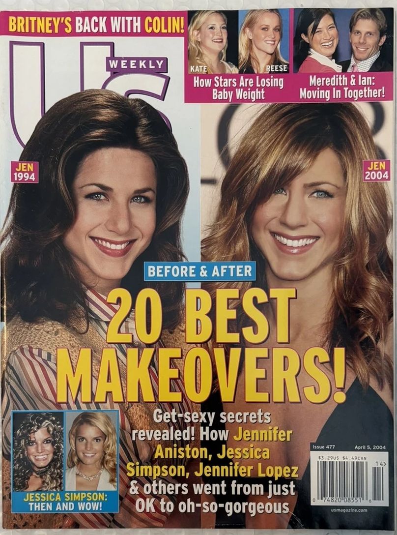 US WEEKLY magazine side cover Issue 477 5 April 2004