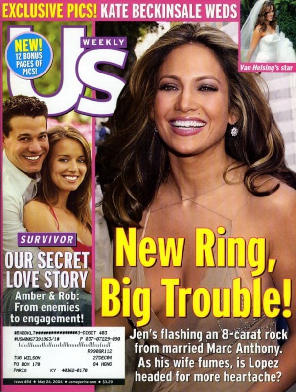 US WEEKLY magazine side cover Issue 484 24 May 2004