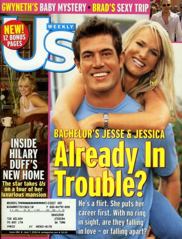 US WEEKLY magazine side cover Issue 486 7 June 2004