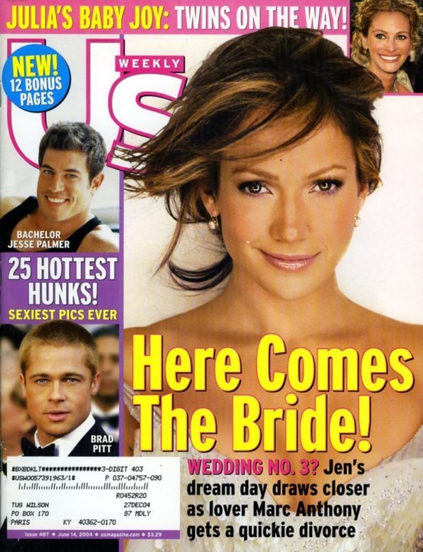 US WEEKLY magazine side cover Issue 487 14 June 2004