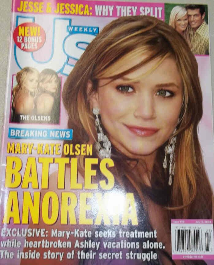 US WEEKLY magazine side cover Issue 490 5 July 2004