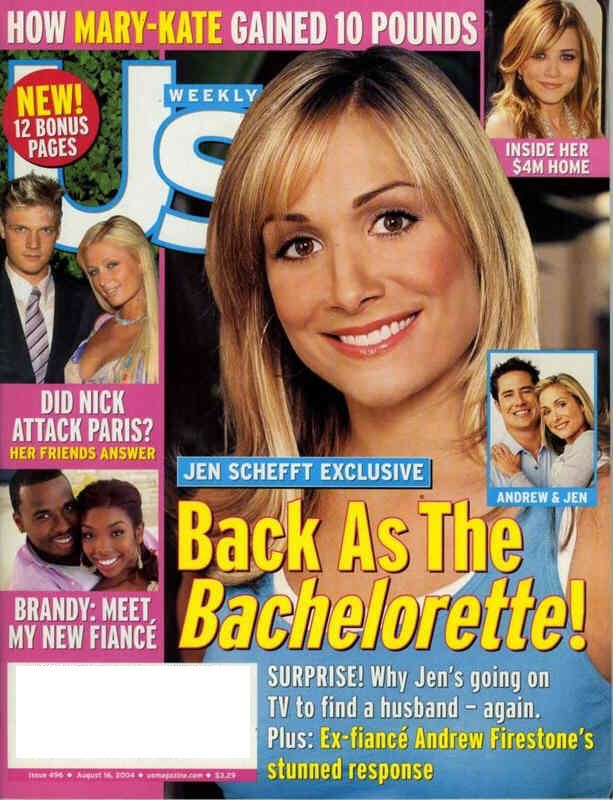 US WEEKLY magazine side cover Issue 496 16 August 2004