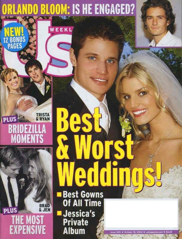 US WEEKLY magazine side cover Issue 505 18 October 2004