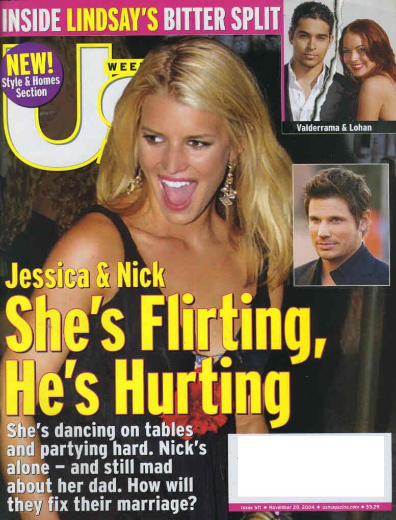 US WEEKLY magazine side cover Issue 511 29 November 2004