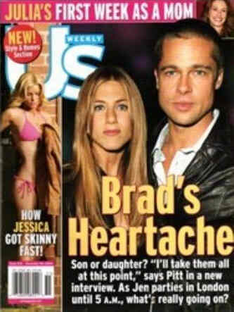 US WEEKLY magazine side cover Issue 514 20 December 2004