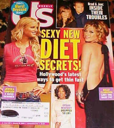 US WEEKLY magazine side cover Issue 517 10 January 2005