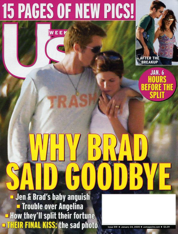 US WEEKLY magazine side cover Issue 519 24 January 2005