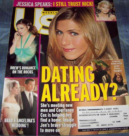 US WEEKLY magazine side cover Issue 523 21 February 2005