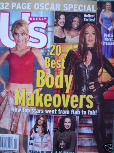 US WEEKLY magazine side cover Issue 526 14 March 2005