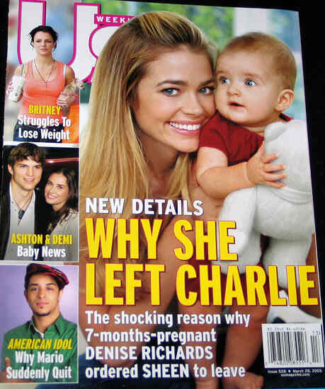 US WEEKLY magazine side cover Issue 528 28 March 2005
