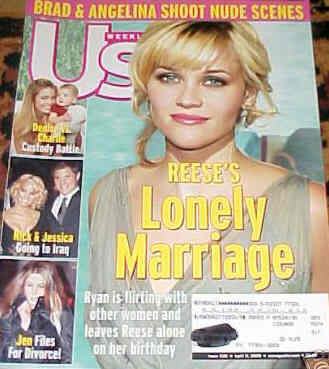 US WEEKLY magazine side cover Issue 530 11 April 2005