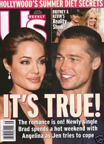 US WEEKLY magazine side cover Issue 531 18 April 2005