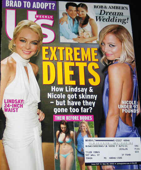 US WEEKLY magazine side cover Issue 537 30 May 2005