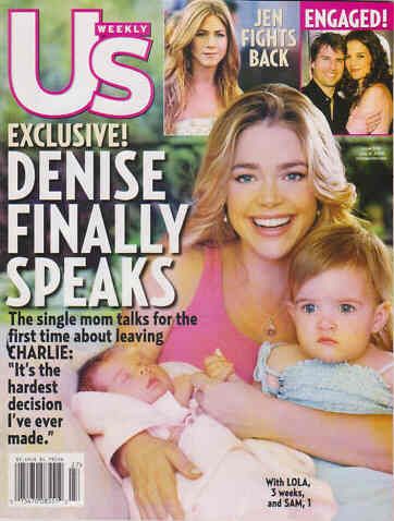 US WEEKLY magazine side cover Issue 542 4 July 2005