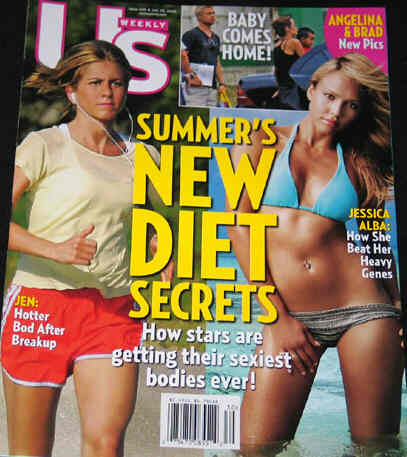 US WEEKLY magazine side cover Issue 545 25 July 2005
