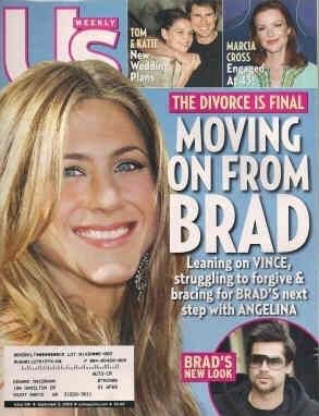 US WEEKLY magazine side cover Issue 551 5 September 2005