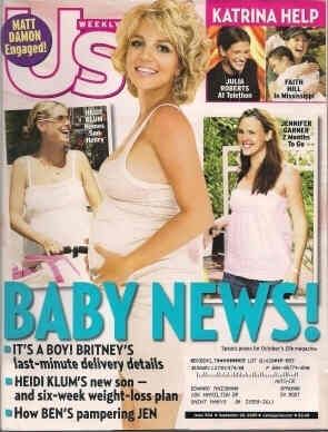 US WEEKLY magazine side cover Issue 554 26 September 2005