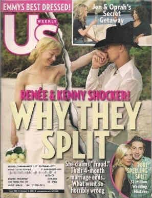US WEEKLY magazine side cover Issue 555 3 October 2005