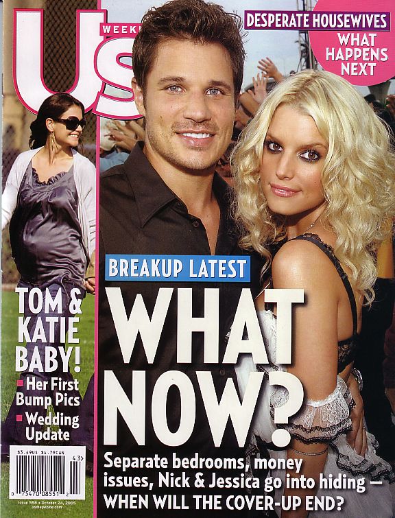 US WEEKLY magazine side cover Issue 558 24 October 2005