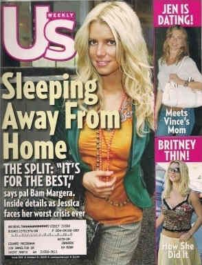 US WEEKLY magazine side cover Issue 559 31 October 2005
