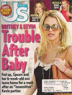US WEEKLY magazine side cover Issue 561 14 November 2005