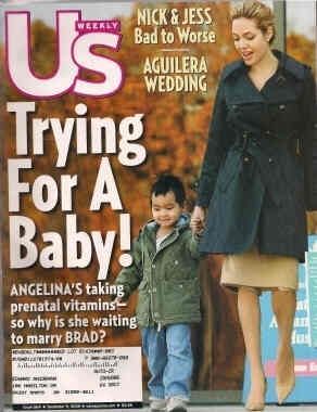 US WEEKLY magazine side cover Issue 564 5 December 2005