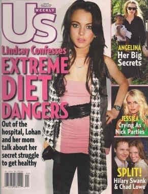 US WEEKLY magazine side cover Issue 571 23 January 2006