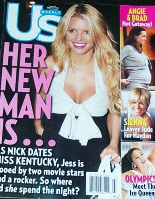 US WEEKLY magazine side cover Issue 574 13 February 2006