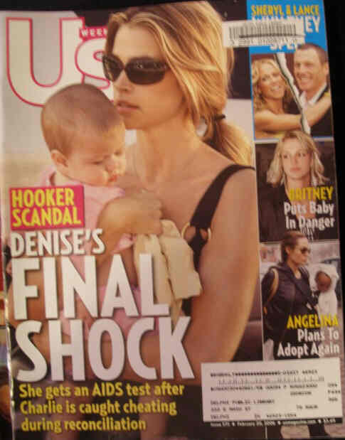 US WEEKLY magazine side cover Issue 575 20 February 2006