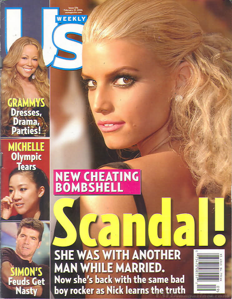 US WEEKLY magazine side cover Issue 576 27 February 2006