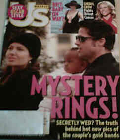 US WEEKLY magazine side cover Issue 578 13 March 2006