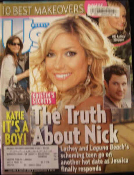 US WEEKLY magazine side cover Issue 580 27 March 2006