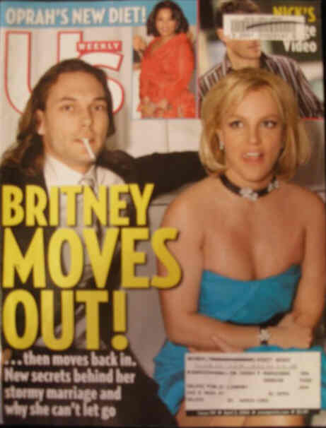 US WEEKLY magazine side cover Issue 581 3 April 2006