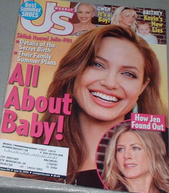 US WEEKLY magazine side cover Issue 591 12 June 2006
