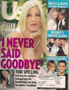 US WEEKLY magazine side cover Issue 595 10 July 2006