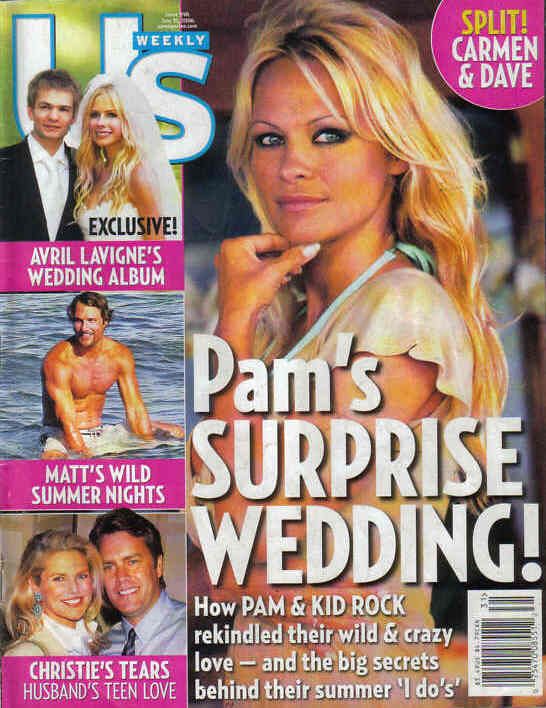US WEEKLY magazine side cover Issue 598 31 July 2006