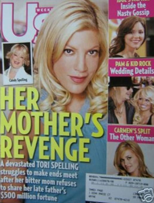 US WEEKLY magazine side cover Issue 599 7 August 2006