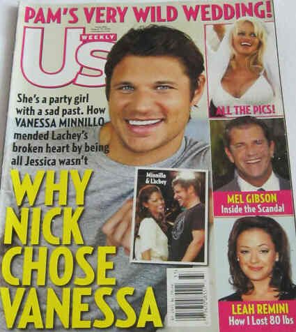 US WEEKLY magazine side cover Issue 600 14 August 2006