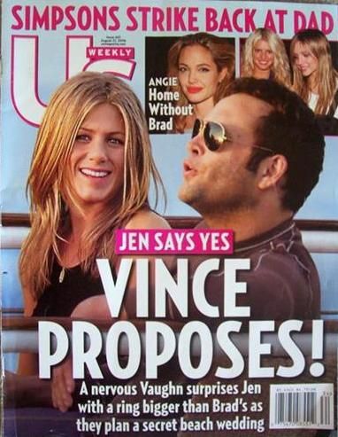 US WEEKLY magazine side cover Issue 601 21 August 2006